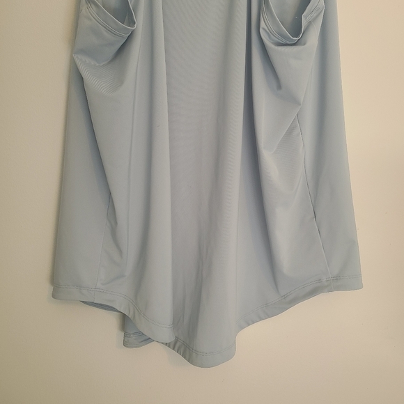 Peloton | Women's Light Bluish Gray Racerback Tank Top (Size Large) - Picture 9 of 10